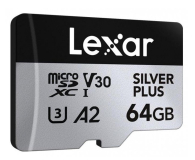 Lexar 64GB microSDXC Silver Plus UHS-I U3 A2 V30 - 1292569 - zdjęcie 3